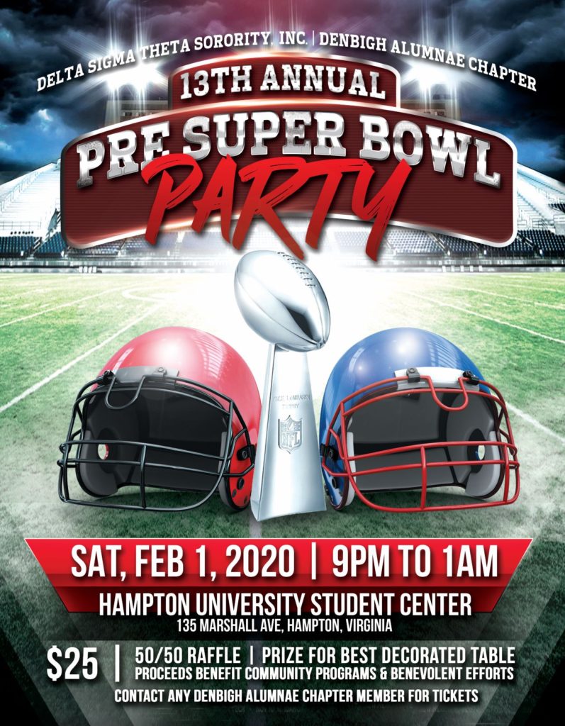 13th Annual Pre-Superbowl Party – Denbigh Alumnae Chapter of Delta ...